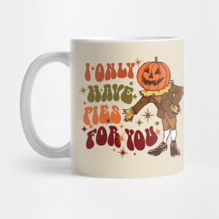 Retro Pumpkin Fall Halloween Pumpkin Fall Cute Halloween Girl Loves Funny Pumpkin Face Mug